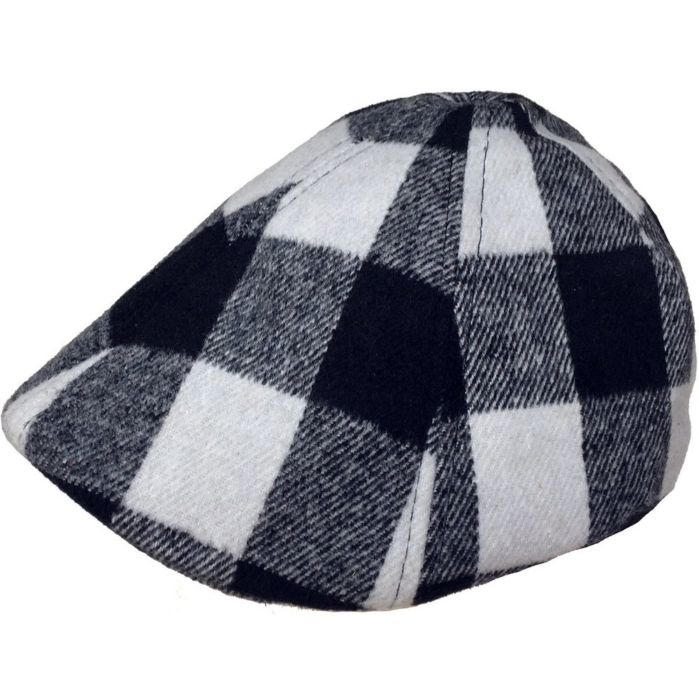 Wool Blend 6 Panel Duck Bill Ivy Cap Newsboy Hat